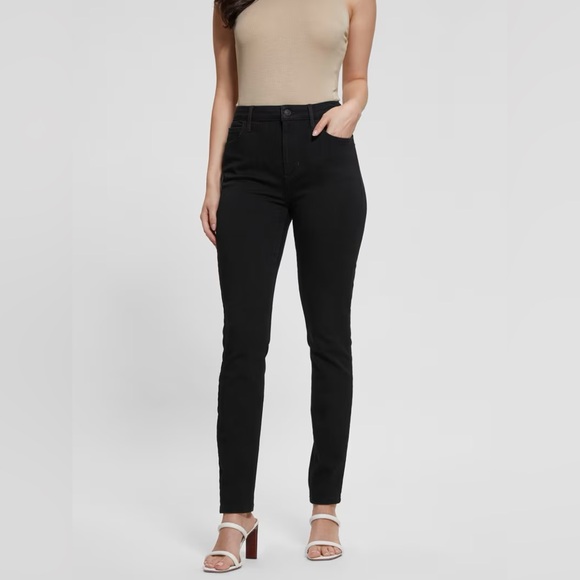 Guess Women’s Black High Rise Skinny Jeans Size 26 - Picture 1 of 8